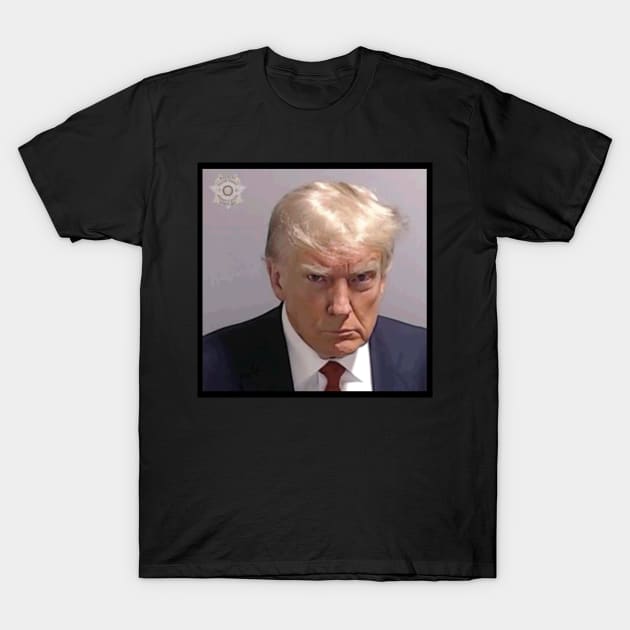 Trump Mugshot T-Shirt by Etopix